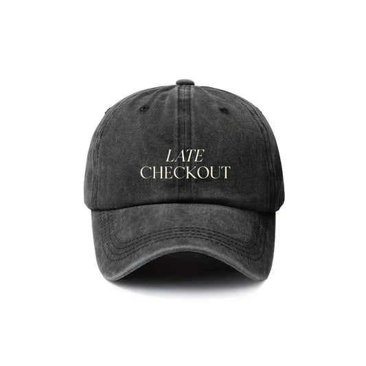Cap - Late CheckOut Nero-Beige
