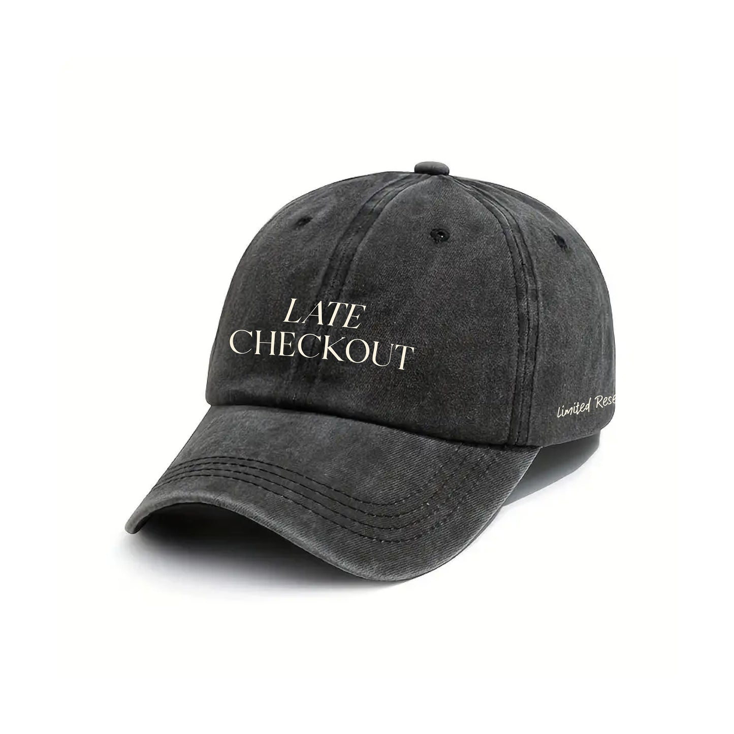 Cap - Late CheckOut Nero-Beige