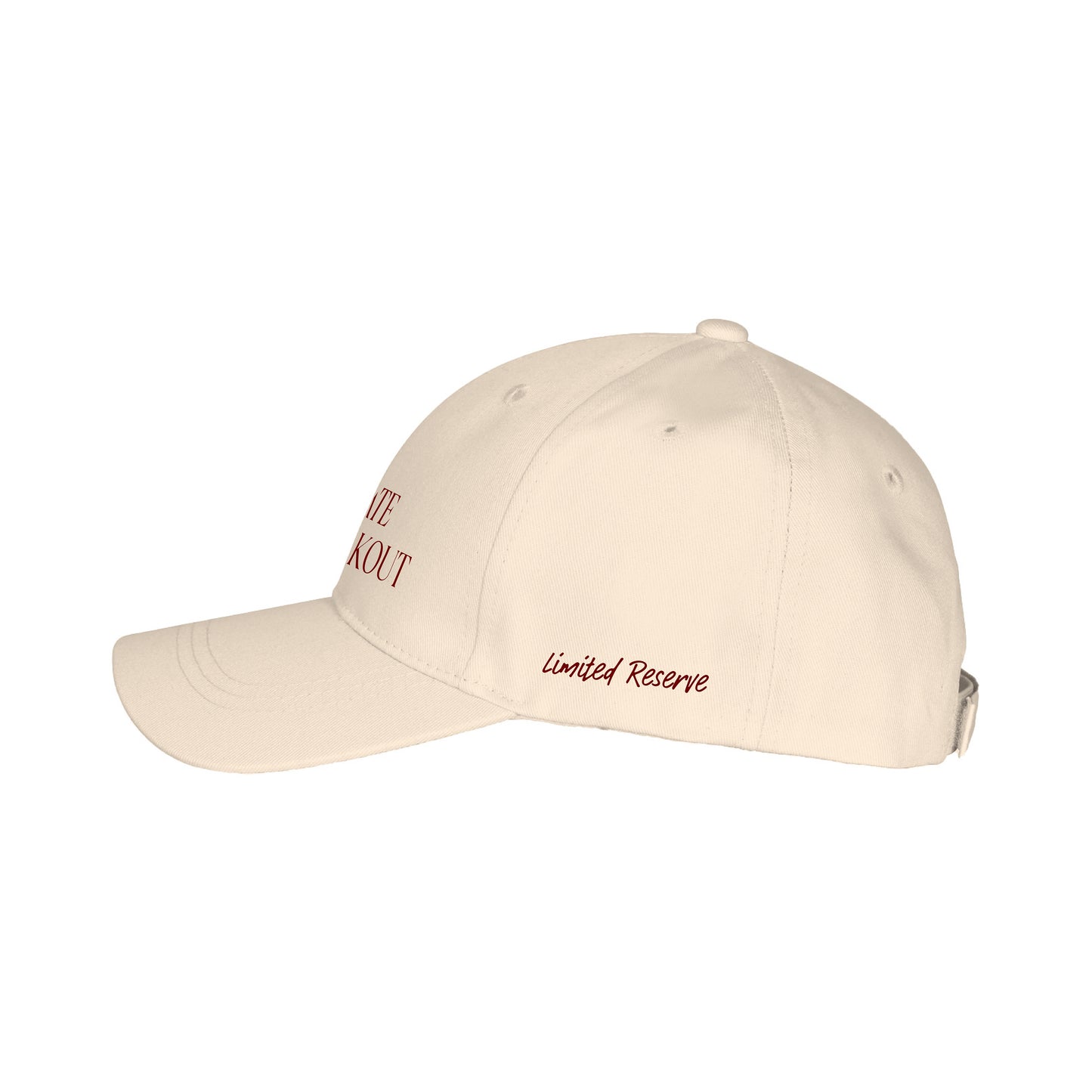 Cap - Late CheckOut Panna-Bordeaux