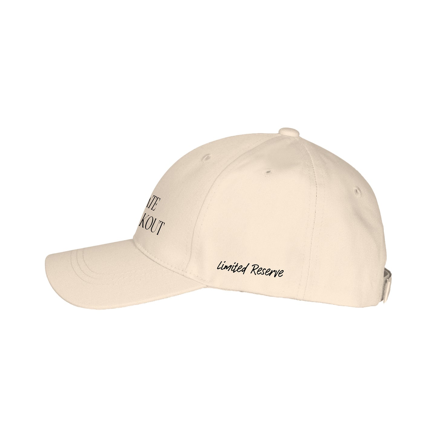 Cap - Late CheckOut Panna-Nero